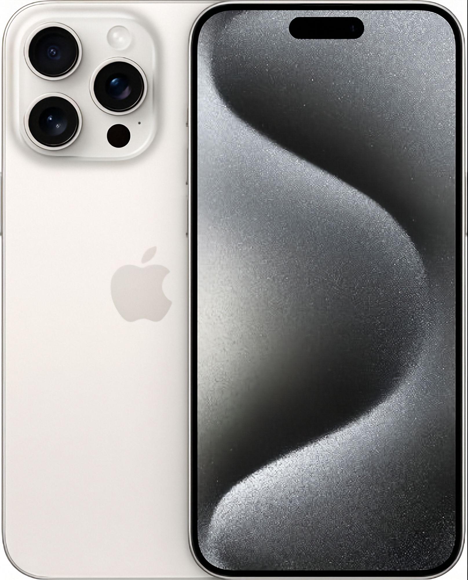 iPhone 15 Pro Max - 256GB - 1 Physical SIM + eSIM - White Titanium