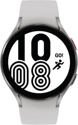 Samsung Galaxy Watch4 (Bluetooth + LTE) - 16GB - 40mm - Silver Aluminum Case with Silver Fluoroelastomer Sport Band