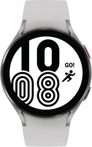 Samsung Galaxy Watch4 (Bluetooth + LTE) - 16GB - 40mm - Silver Aluminum Case with Silver Fluoroelastomer Sport Band