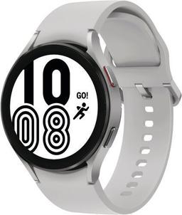 Samsung Galaxy Watch4 (Bluetooth + LTE) - 16GB - 40mm - Silver Aluminum Case with Silver Fluoroelastomer Sport Band