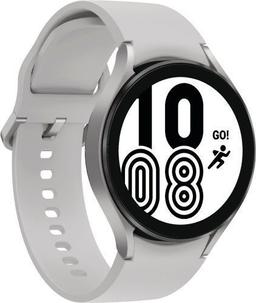 Samsung Galaxy Watch4 (Bluetooth + LTE) - 16GB - 40mm - Silver Aluminum Case with Silver Fluoroelastomer Sport Band