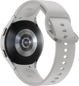Samsung Galaxy Watch4 (Bluetooth + LTE) - 16GB - 40mm - Silver Aluminum Case with Silver Fluoroelastomer Sport Band