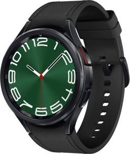 Samsung Galaxy Watch6 (Bluetooth + LTE) - 16GB - 47mm - Black Classic (Stainless Steel) Case with Black Hybrid Eco-Leather Hybrid Eco-Leather Band