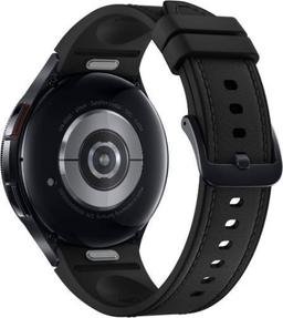 Samsung Galaxy Watch6 (Bluetooth + LTE) - 16GB - 47mm - Black Classic (Stainless Steel) Case with Black Hybrid Eco-Leather Hybrid Eco-Leather Band
