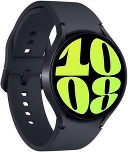 Samsung Galaxy Watch6 (Bluetooth + LTE) - 16GB - 44mm - Graphite Aluminum Case with Black Fluoroelastomer Sports Band