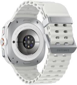 Galaxy Watch Ultra (Bluetooth + LTE) - 32GB - 47mm - Titanium White Titanium Case with White Silicone Marine Band