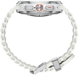 Galaxy Watch Ultra (Bluetooth + LTE) - 32GB - 47mm - Titanium White Titanium Case with White Silicone Marine Band